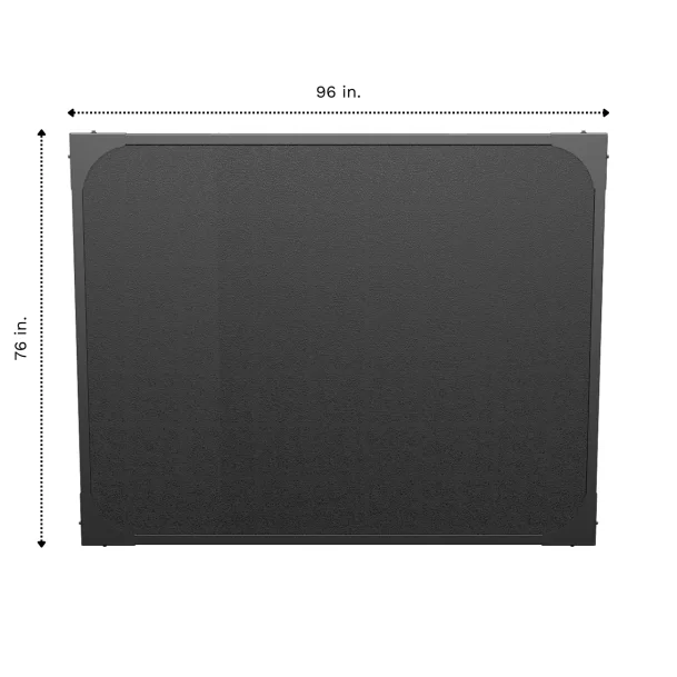 Platform with rubberized surface